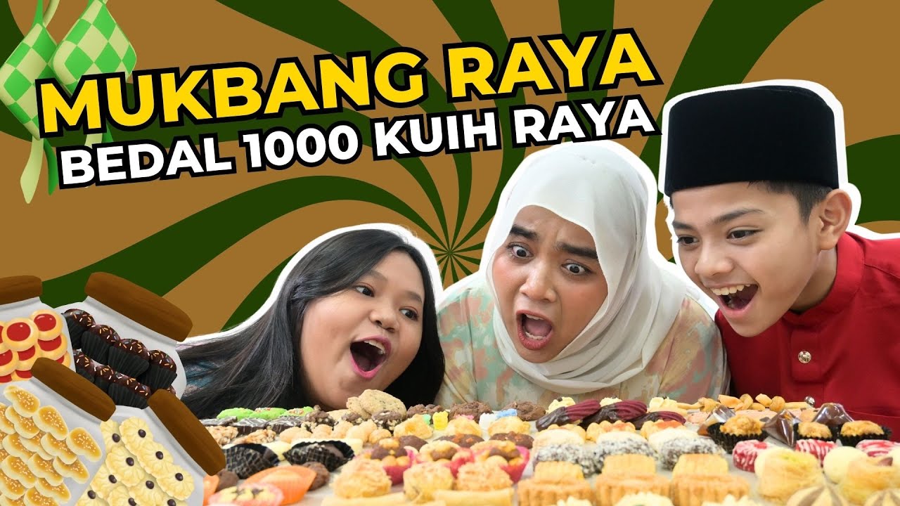 🧆🥙😱 MAKAN 101 JENIS KUIH RAYA SAMPAI KEMBONG!!! 🥶🤪