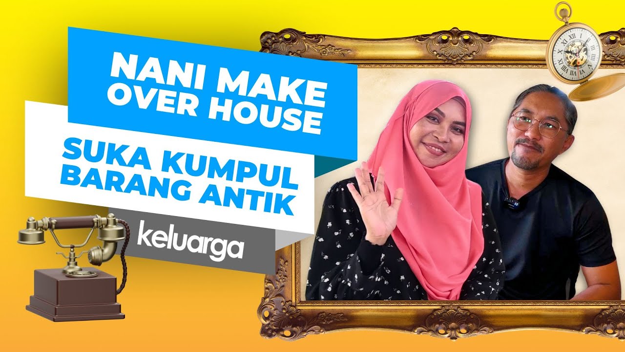 'Frame kebaya jadi treadmark Nani MakeOver House.' Siapa sangka ianya diperbuat dari bahan terpakai'
